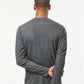 Tultex 242 Unisex Poly-Rich Long Sleeve T-Shirt - Back view