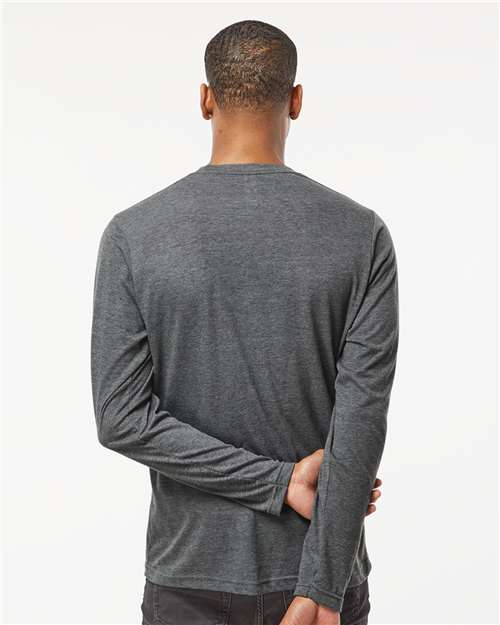 Tultex 242 Unisex Poly-Rich Long Sleeve T-Shirt - Back view