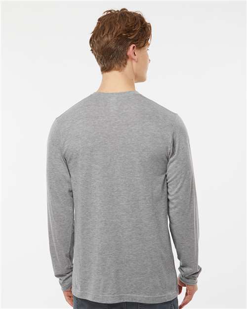 Tultex 242 Unisex Poly-Rich Long Sleeve T-Shirt - Back view