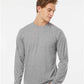 Tultex 242 Unisex Poly-Rich Long Sleeve T-Shirt - Front view