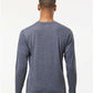 Tultex 242 Unisex Poly-Rich Long Sleeve T-Shirt - Back view