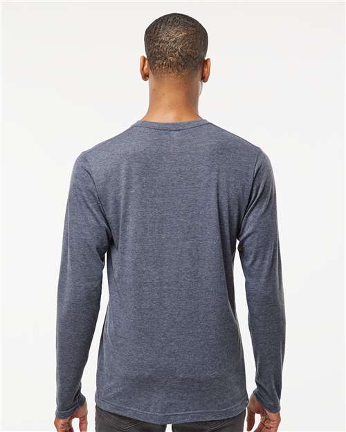 Tultex 242 Unisex Poly-Rich Long Sleeve T-Shirt - Back view