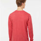 Tultex 242 Unisex Poly-Rich Long Sleeve T-Shirt - Back view