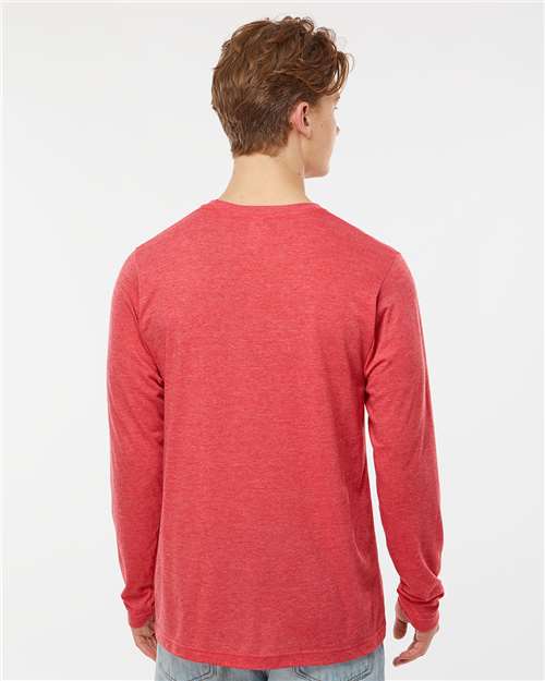 Tultex 242 Unisex Poly-Rich Long Sleeve T-Shirt - Back view
