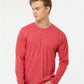Tultex 242 Unisex Poly-Rich Long Sleeve T-Shirt - Front view