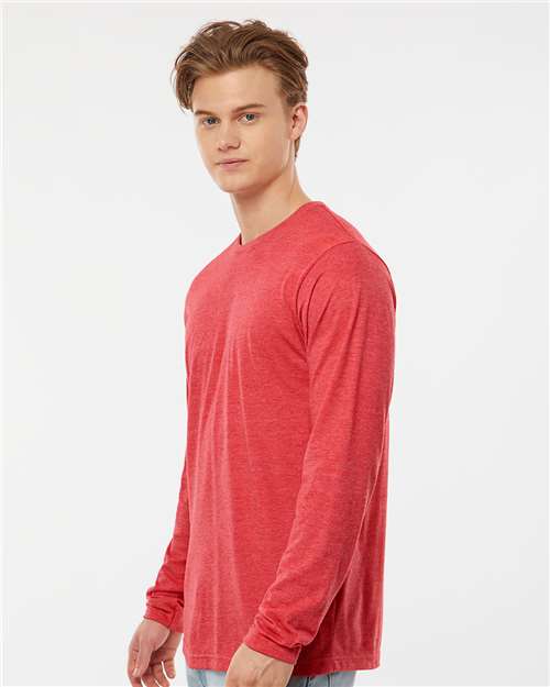 Tultex 242 Unisex Poly-Rich Long Sleeve T-Shirt - Side view