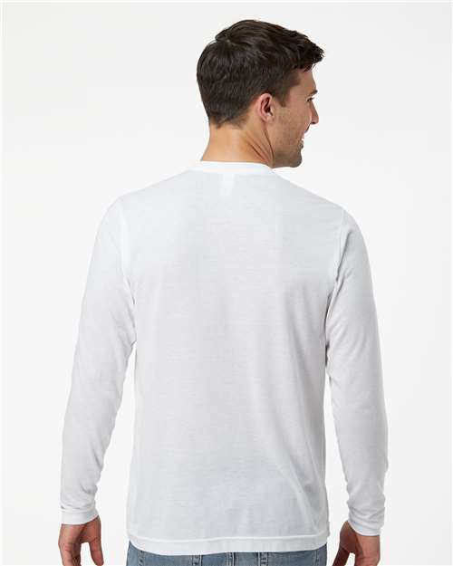Tultex 242 Unisex Poly-Rich Long Sleeve T-Shirt - Back view