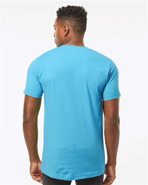 Tultex 202 Unisex Fine Jersey T-Shirt - Back view