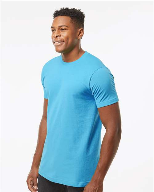 Tultex 202 Unisex Fine Jersey T-Shirt - Side view