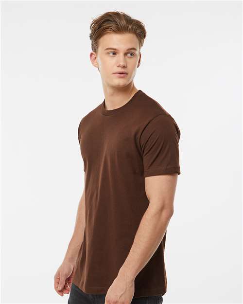 Tultex 202 Unisex Fine Jersey T-Shirt - Side view