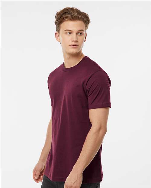 Tultex 202 Unisex Fine Jersey T-Shirt - Side view