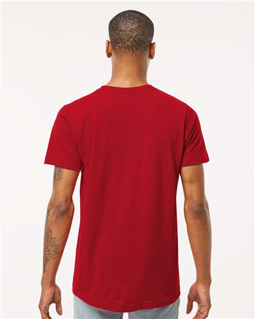 Tultex 202 Unisex Fine Jersey T-Shirt - Back view