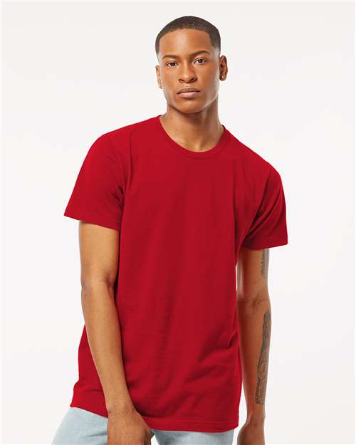 Tultex 202 Unisex Fine Jersey T-Shirt - Front view