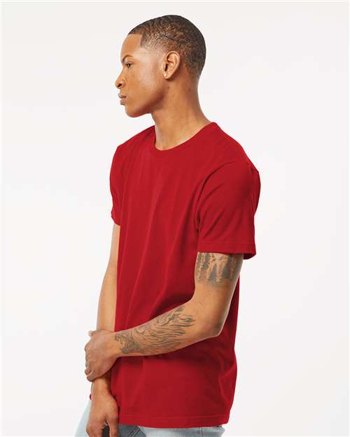 Tultex 202 Unisex Fine Jersey T-Shirt - Side view