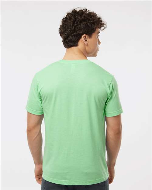 Tultex 202 Unisex Fine Jersey T-Shirt - Back view
