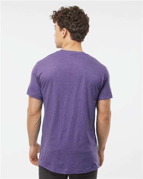 Tultex 202 Unisex Fine Jersey T-Shirt - Back view