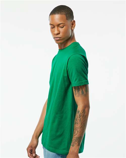 Tultex 202 Unisex Fine Jersey T-Shirt - Side view