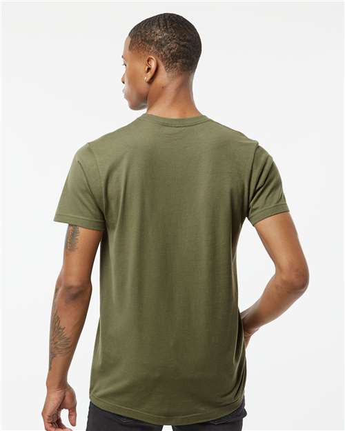 Tultex 202 Unisex Fine Jersey T-Shirt - Back view