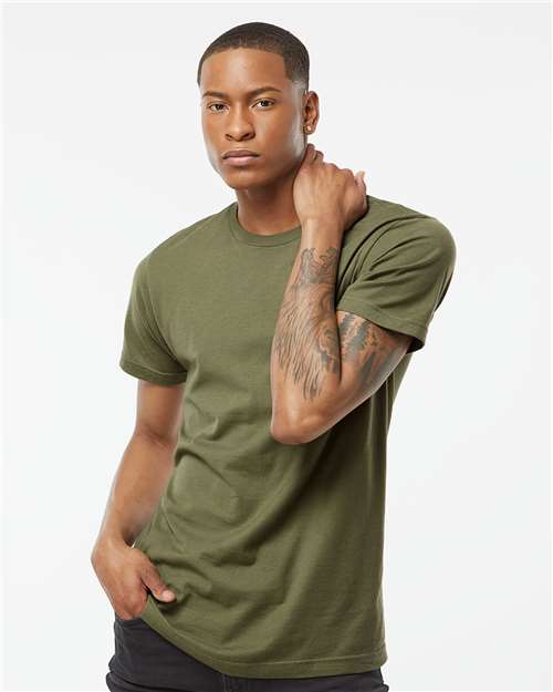 Tultex 202 Unisex Fine Jersey T-Shirt - Front view