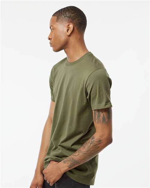 Tultex 202 Unisex Fine Jersey T-Shirt - Side view