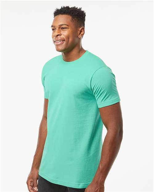 Tultex 202 Unisex Fine Jersey T-Shirt - Side view