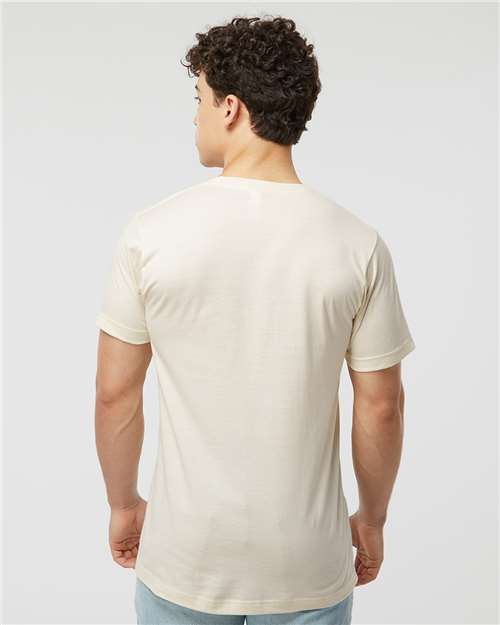 Tultex 202 Unisex Fine Jersey T-Shirt - Back view