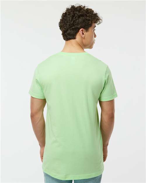 Tultex 202 Unisex Fine Jersey T-Shirt - Back view