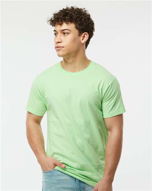 Tultex 202 Unisex Fine Jersey T-Shirt - Front view