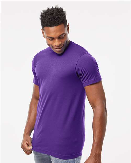 Tultex 202 Unisex Fine Jersey T-Shirt - Side view