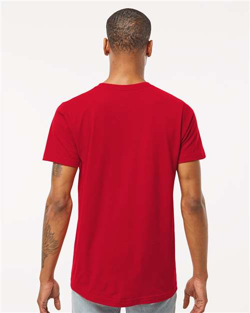 Tultex 202 Unisex Fine Jersey T-Shirt - Back view