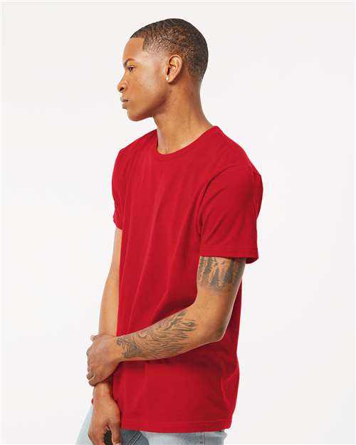 Tultex 202 Unisex Fine Jersey T-Shirt - Side view