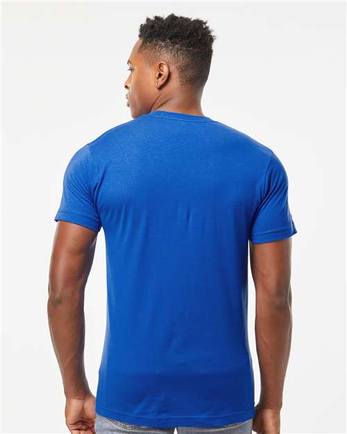Tultex 202 Unisex Fine Jersey T-Shirt - Back view