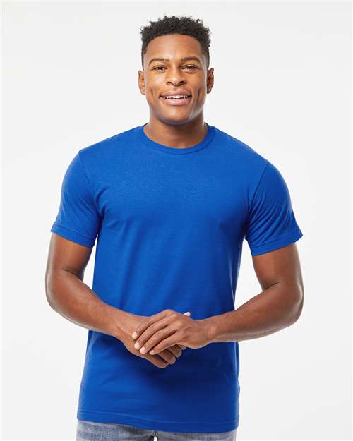Tultex 202 Unisex Fine Jersey T-Shirt - Front view