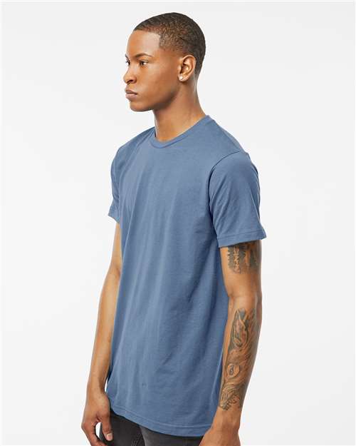 Tultex 202 Unisex Fine Jersey T-Shirt - Side view