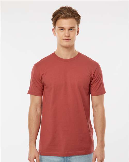 Tultex 202 Unisex Fine Jersey T-Shirt - Front view