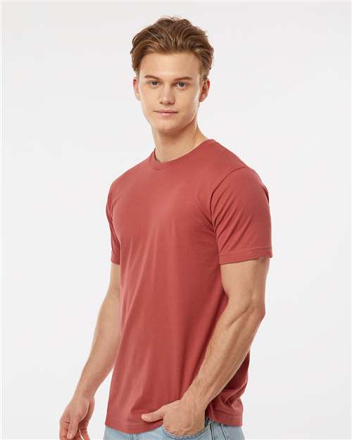 Tultex 202 Unisex Fine Jersey T-Shirt - Side view