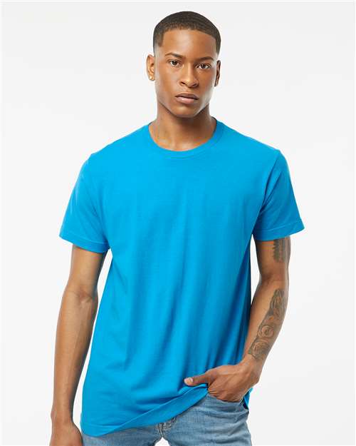 Tultex 202 Unisex Fine Jersey T-Shirt - Front view
