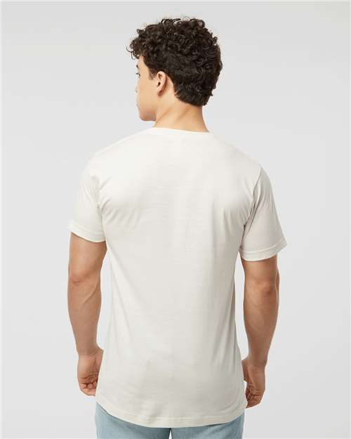 Tultex 202 Unisex Fine Jersey T-Shirt - Back view