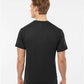 Tultex 207 Men's Poly-Rich V-Neck T-Shirt - Back view