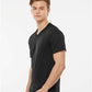 Tultex 207 Men's Poly-Rich V-Neck T-Shirt - Side view