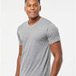 Tultex 207 Men's Poly-Rich V-Neck T-Shirt - Side view