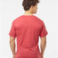 Tultex 207 Men's Poly-Rich V-Neck T-Shirt - Back view
