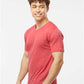 Tultex 207 Men's Poly-Rich V-Neck T-Shirt - Side view