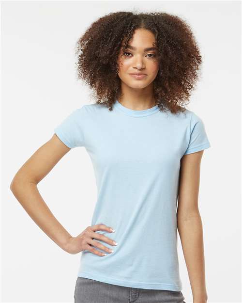 Tultex 213 Women's Fine Jersey Slim Fit T-Shirt - Front view