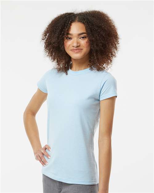 Tultex 213 Women's Fine Jersey Slim Fit T-Shirt - Side view