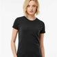 Tultex 213 Women's Fine Jersey Slim Fit T-Shirt - Front view