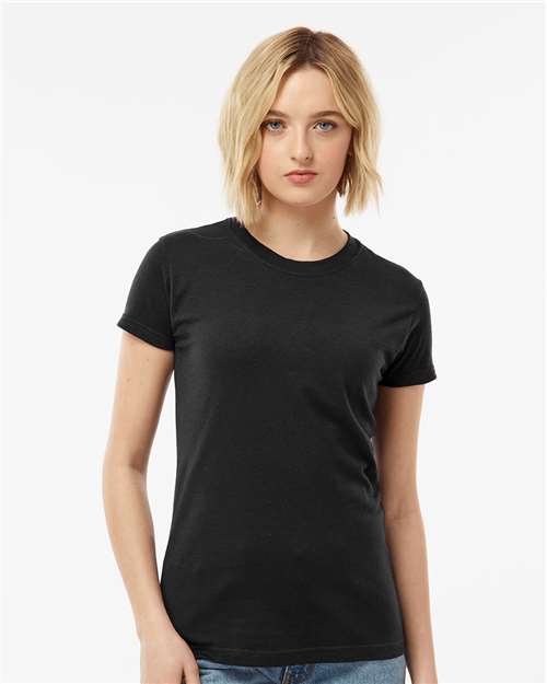 Tultex 213 Women's Fine Jersey Slim Fit T-Shirt - Front view