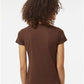 Tultex 213 Women's Fine Jersey Slim Fit T-Shirt - Back view
