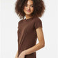 Tultex 213 Women's Fine Jersey Slim Fit T-Shirt - Side view