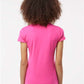 Tultex 213 Women's Fine Jersey Slim Fit T-Shirt - Back view